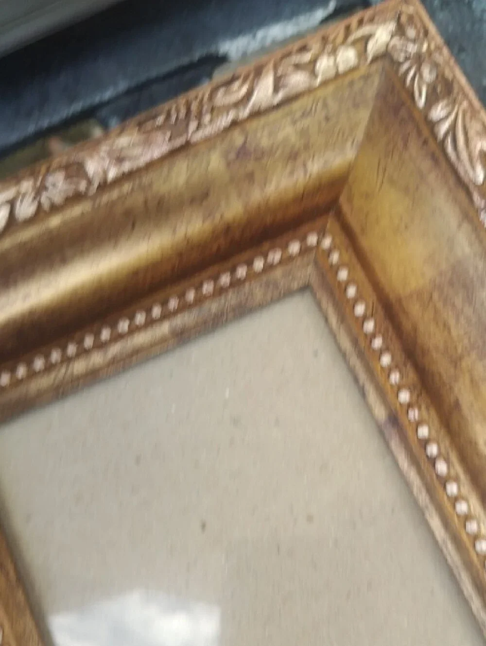 Vintage-Style Ornate Gold Picture Frame - Home Accents